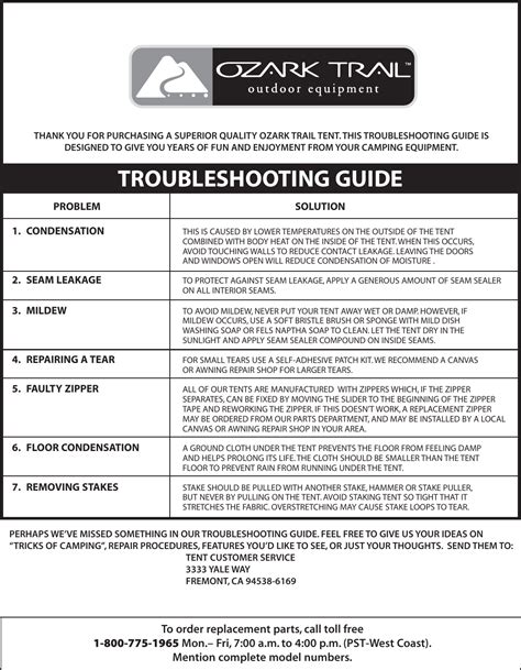 ozark wmt 1390s instructions